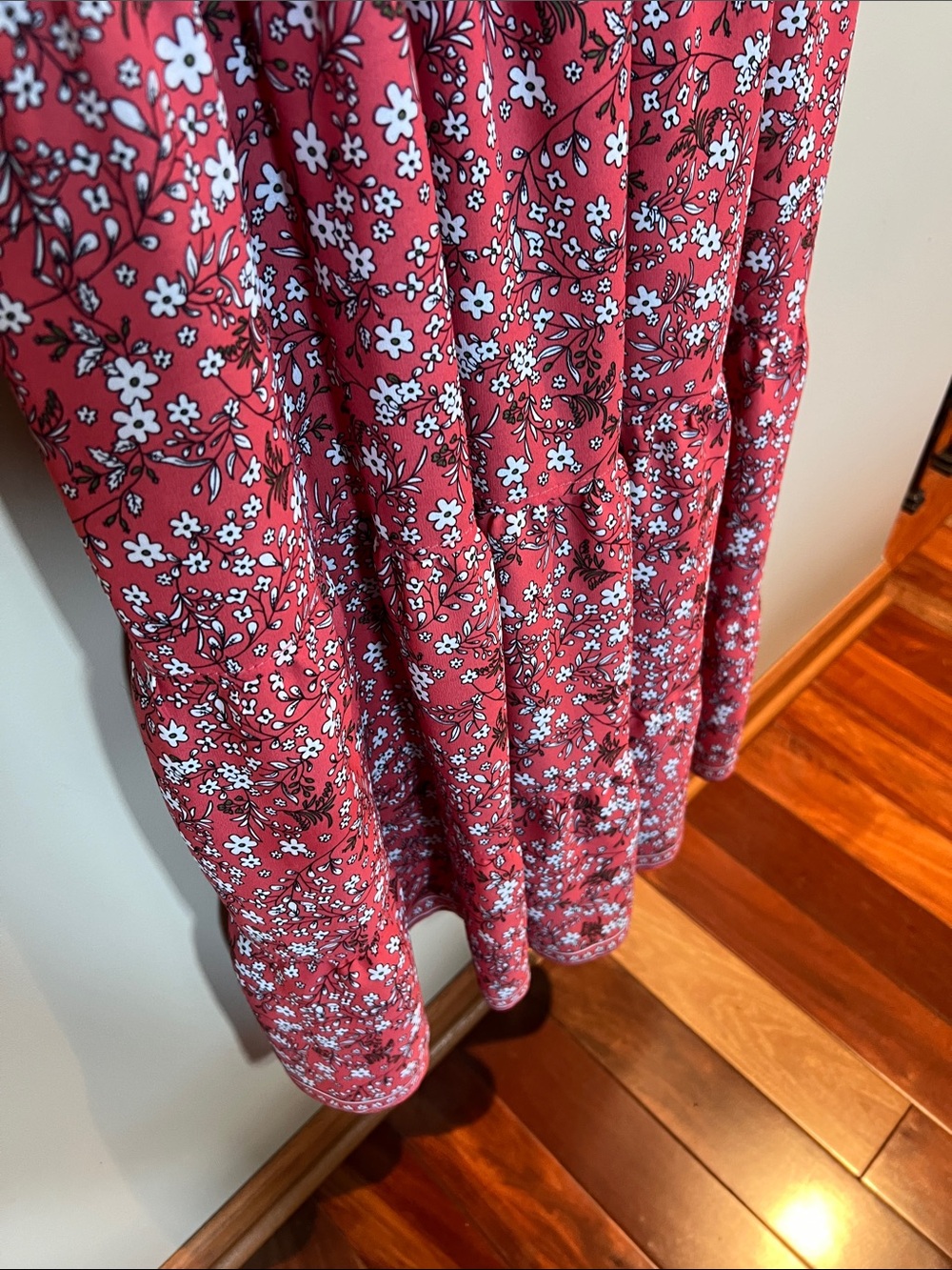 Sleeveless terracotta Floral Maxi Dress by  Max Studio - Picture 5 of 9